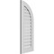 Ekena Millwork Quarter Round Top Right Surface Mount PVC Gable Vent w/ 3-1/2"W x 1"P Standard Frame, 16"W x 42"H GVPQR16X4201SF - alternate 3